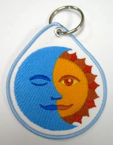 Sun and Moon Keychain (In-the-Hoop)