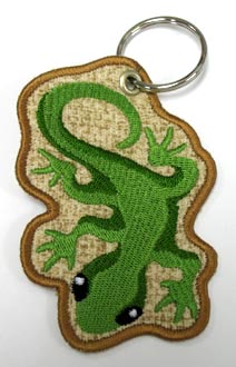 Lizard Keychain (In-the-Hoop)
