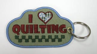 I Love Quilting Keychain (In-the-Hoop)