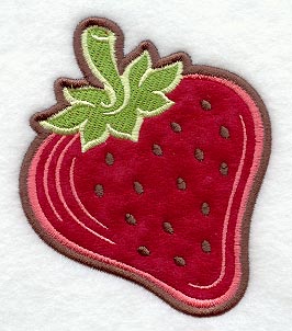 Strawberry Magnet (In-the-Hoop)