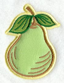 Pear Magnet (In-the-Hoop)