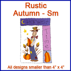 A Rustic Autumn Stitches Design Pack