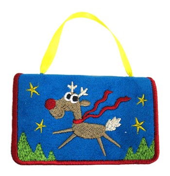 Reindeer Gift Card Holder (In-the-Hoop)