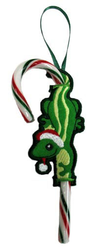 Hungry Lizard Candy Cane Holder (In-the-Hoop)