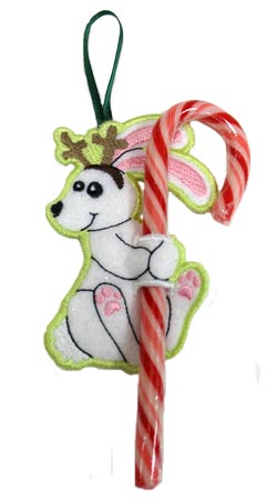 Hungry Bunny Candy Cane Holder (In-the-Hoop)