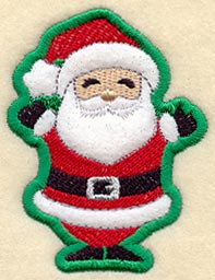 Santa Claus Magnet (In-the-Hoop)
