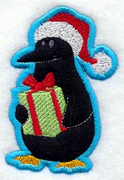 Frosty Penguin Magnet (In-the-Hoop)