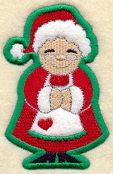 Mrs. Claus Magnet (In-the-Hoop)