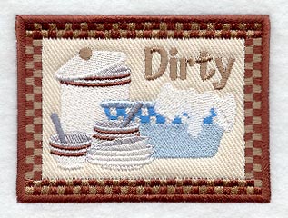 Dishes – Dirty (Magnet) (In-the-Hoop)
