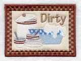 Dishes – Dirty (Magnet) (In-the-Hoop)