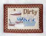 Dishes – Dirty (Magnet) (In-the-Hoop)