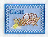 Dishes – Clean (Magnet) (In-the-Hoop)