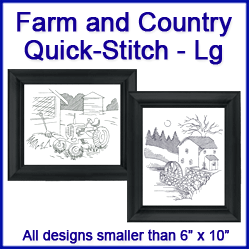 A Farm and Country Quick-Stitch Design Pack