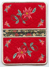 Poinsettia Pot Holder (In-the-Hoop)