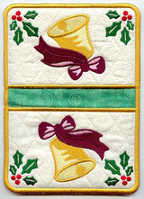 Christmas Bells Pot Holder (In-the-Hoop)