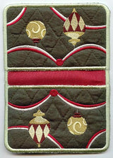 Vintage  Christmas Ornaments Pot Holder (In-the-Hoop)