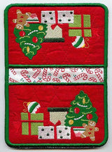 Christmas Gifts Pot Holder (In-the-Hoop)