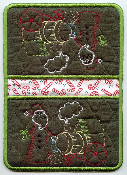 Christmas Morning Toys Pot Holder (In-the-Hoop)