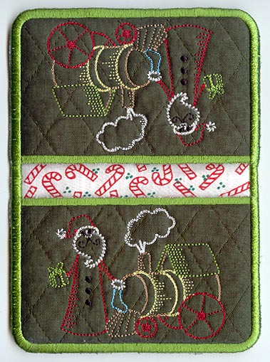 Christmas Morning Toys Pot Holder (In-the-Hoop)