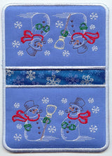 Joyful Snowmen Pot Holder (In-the-Hoop)