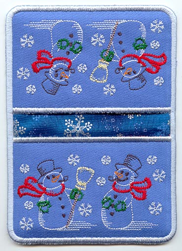 Joyful Snowmen Pot Holder (In-the-Hoop)
