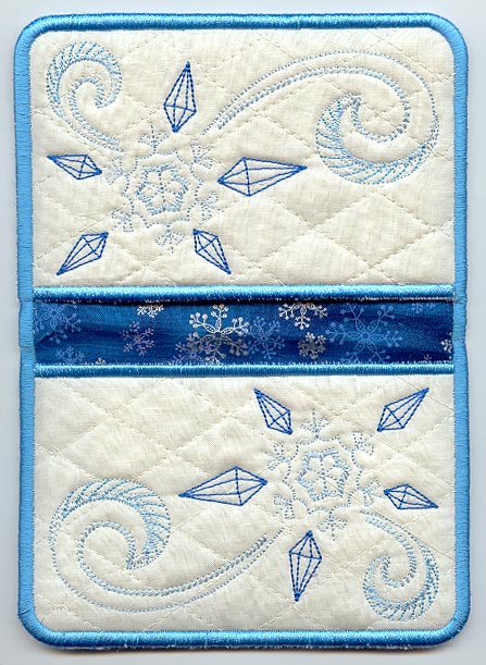 Christmas Snowflake Pot Holder (In-the-Hoop)