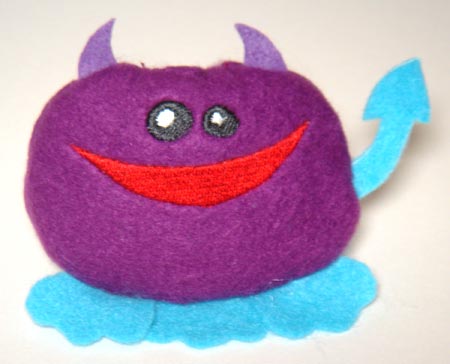 Milo Monster Stuffie (In-the-Hoop)