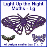 A Light Up the Night Moths Design Pack