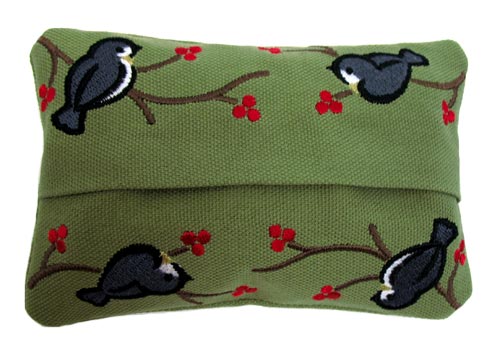 Chirping Chickadees Tissue Holder (In-the-Hoop)
