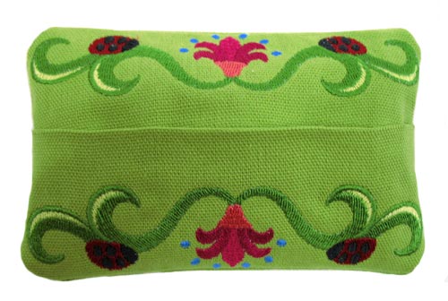 Ladybugs and Vines Tissue Holder (In-the-Hoop)