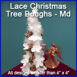 A Christmas Tree Boughs (Lace) Design Pack