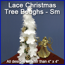 A Christmas Tree Boughs (Lace) Design Pack