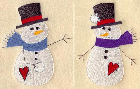Snowball Fun Snowmen - Placket Pals