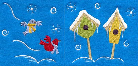 Winter Bird Homecoming - Placket Pals