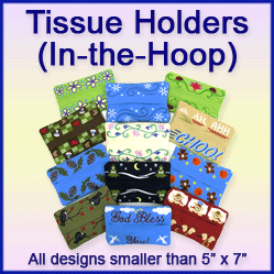 A Tissue Holders (In-the-Hoop) Design Pack