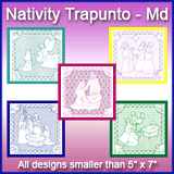 A Nativity Squares Design Pack (Trapunto)
