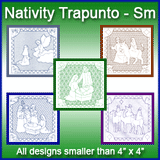 A Nativity Squares Design Pack (Trapunto)