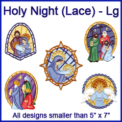 A Holy Night (Lace) Design Pack