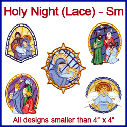 A Holy Night (Lace) Design Pack