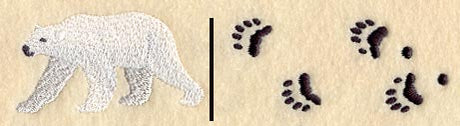 Polar Bear and Tracks