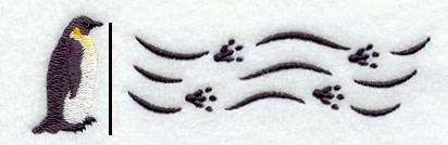 Penguin and Tracks