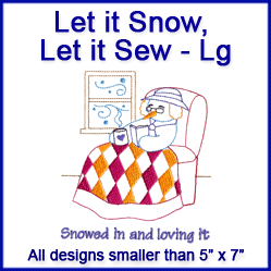 A Let it Snow, Let it Sew Design Pack