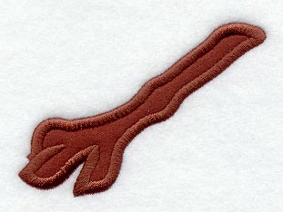 Snowman Arm (Left) - Magnet (In-the-Hoop)