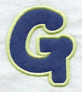 Dot Refrigerator Magnet Letter G  - 4 inch (In-the-Hoop)