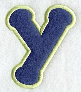 Dot Refrigerator Magnet Letter Y  - 4 inch (In-the-Hoop)