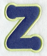 Dot Refrigerator Magnet Letter Z  - 4 inch (In-the-Hoop)