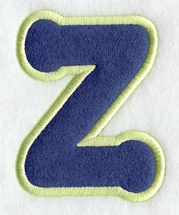 Dot Refrigerator Magnet Letter Z  - 4 inch (In-the-Hoop)