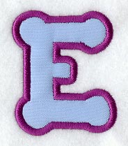 Dot Refrigerator Magnet Letter E  - 4 inch (In-the-Hoop)