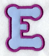 Dot Refrigerator Magnet Letter E  - 4 inch (In-the-Hoop)