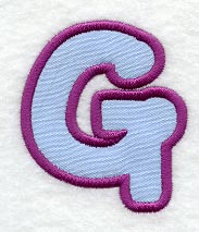 Dot Refrigerator Magnet Letter G  - 4 inch (In-the-Hoop)